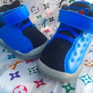 Cyborg blue baby Jordans